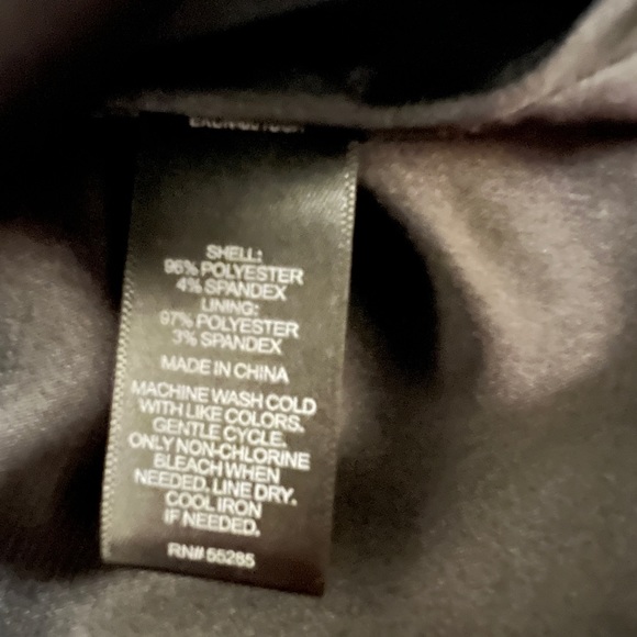 Express Strapless Black Mini Dress - Picture 4 of 4